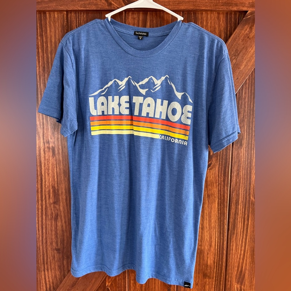 Lake Tahoe CA Vintage Style Tee